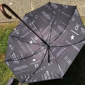 NWT Starbucks Reserve Golf Umbrella